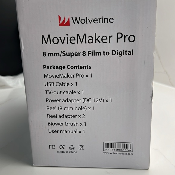 Wolverine 8mm & Super 8 Reels to Digital MovieMaker Pro Film Digitizer EUC - Picture 15 of 15